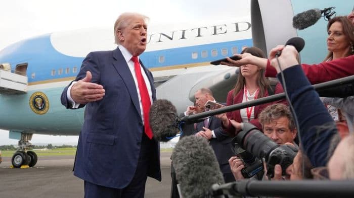 Trump warns Europe: “Immigration is killing Europe” as he lands in Scotland