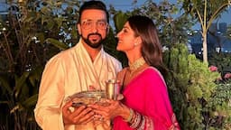  Shilpa Shetty Kundra and her businessman husband Raj Kundra