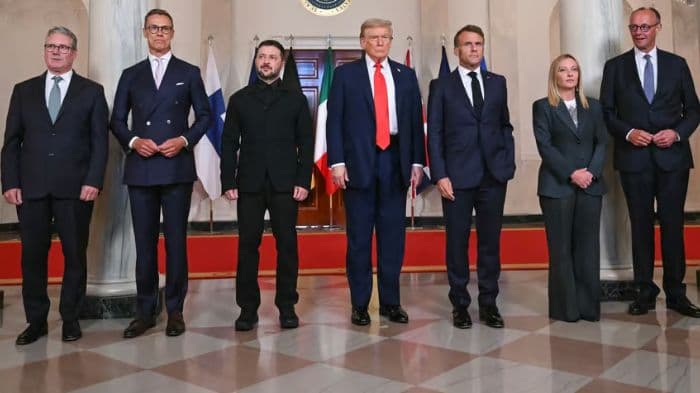 Trump, Zelenskyy meet in Washington as Putin signals openness to security guarantees