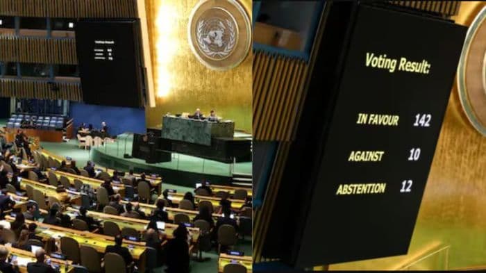 India backs UNGA resolution endorsing two-state solution for Israel-Palestine conflict