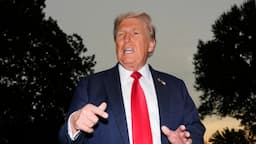 US President Donald Trump 