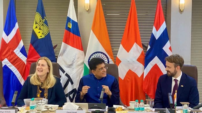 ndia-EFTA free trade deal kicks off opening European markets for Indian exports