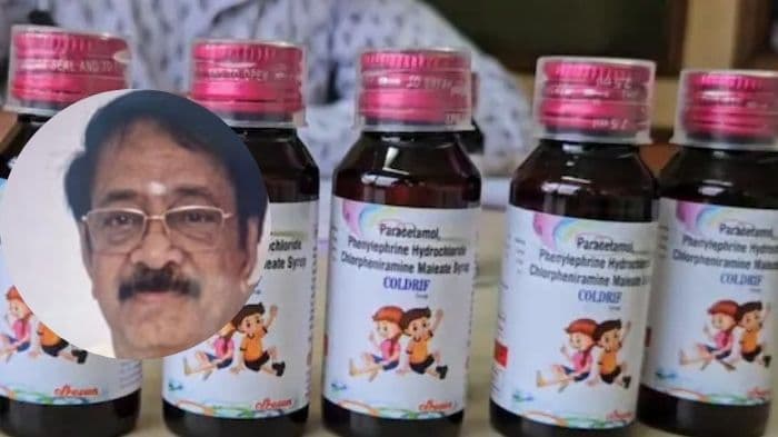 Sresan Pharma owner detained over Coldrif cough syrup deaths in Madhya Pradesh