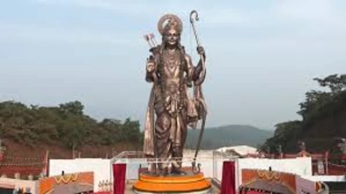 77-Foot Ram Statue Unveiled at Gokarn Partagali Jeevottam Math (Goa)