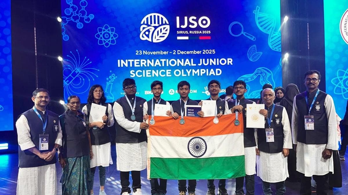 India shines at International Junior Science Olympiad 2025 with six-medal finish