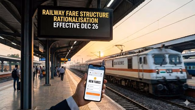 Railways raises passenger fares from December 26 as costs mount