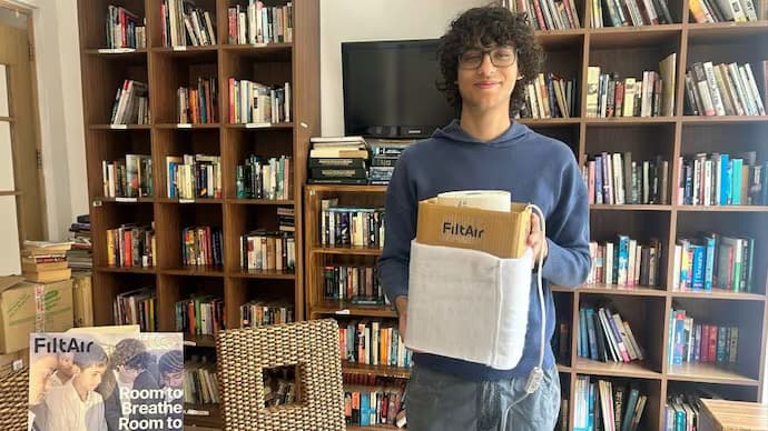 Delhi class 12 student creates affordable air filter to combat indoor pollution