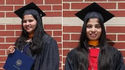 Two young students from Telangana