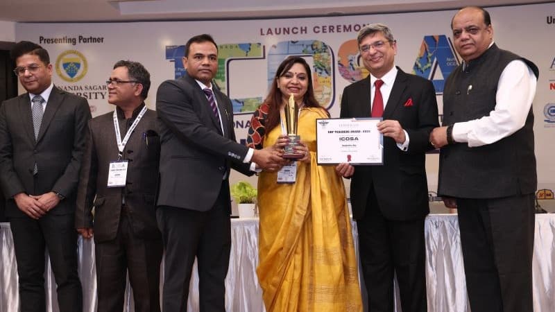 Delhi teacher Sanghamitra Roy receives ICOSA award for exemplary teaching