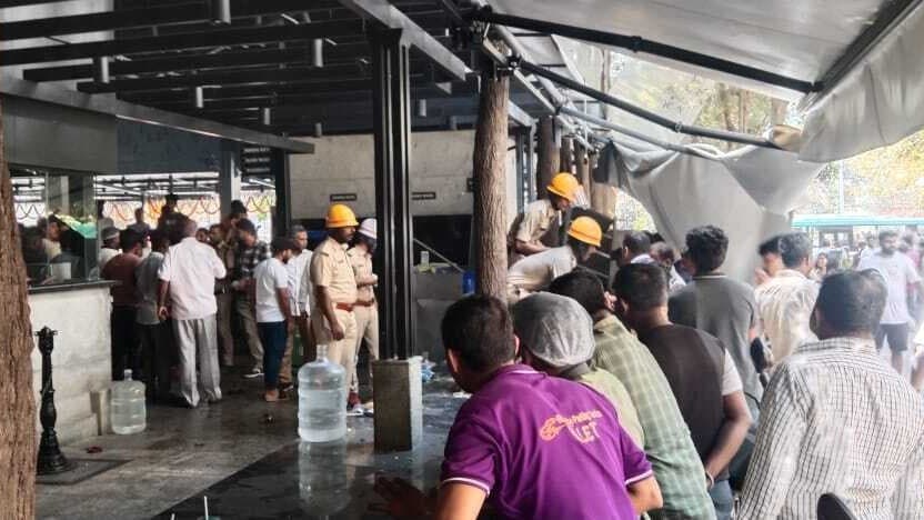 Rameshwaram cafe blast site in Bengaluru.