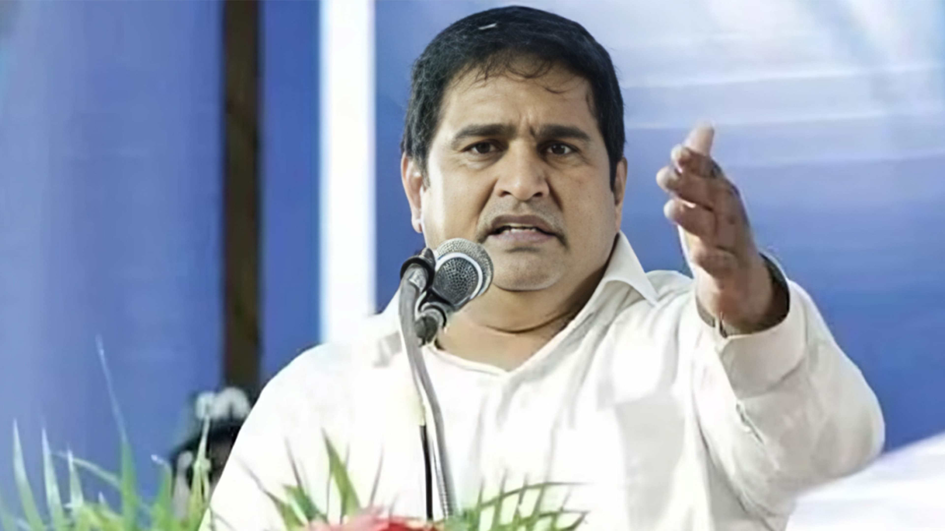 Emergency responders, including police and fire department officials, are actively engaged in a rescue operation at the scene. Photo Credit: X/ANI Videos