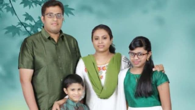 malayali family of four died in house fire in Kuwait