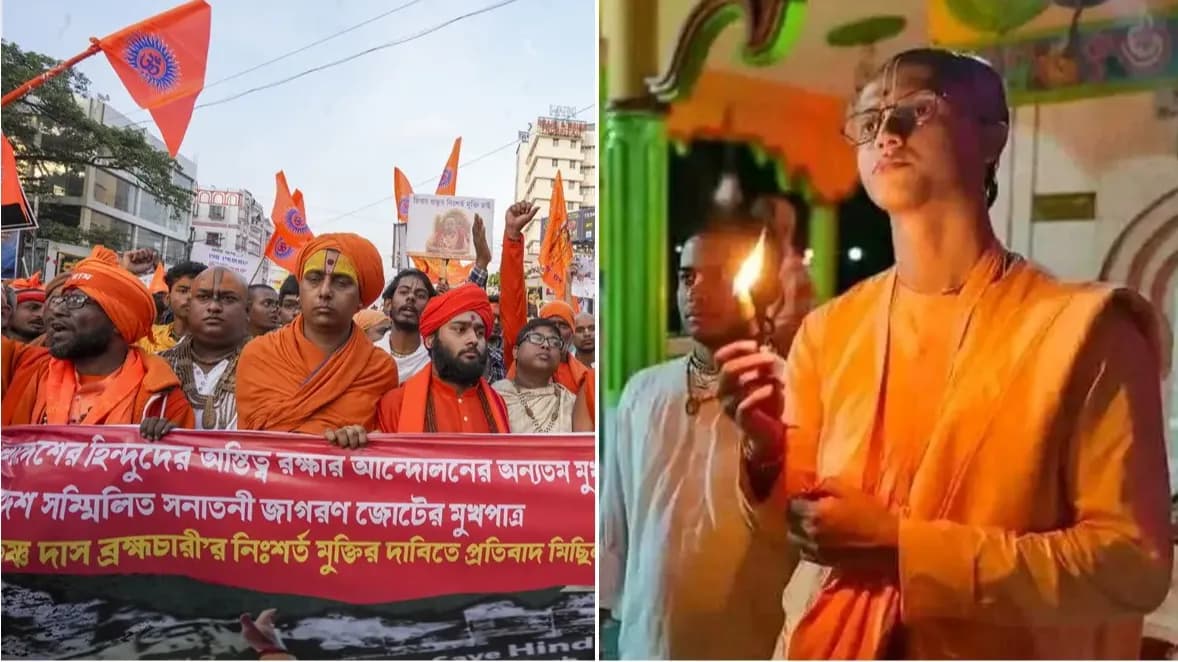 If Chinmoy Das arrest wasn't violent enough, B'desh arrests one more Hindu monk