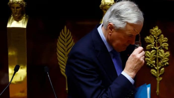 French govt collapses after Prime Minister Michel Barnier gets ousted in no-confidence vote