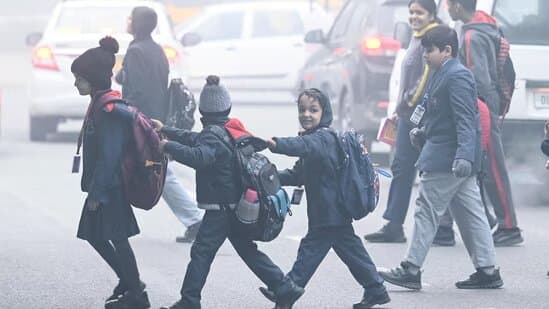 Delhi shifts to hybrid classes up to grade 9 and 11 as air quality dips