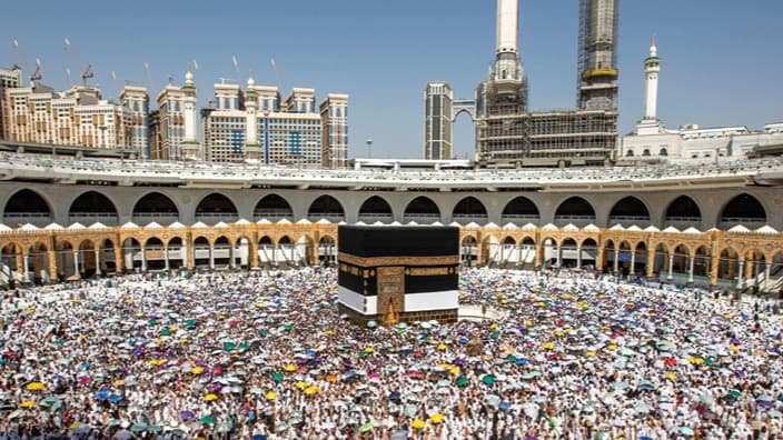 2025 Hajj pilgrimage, Saudi Arabia.