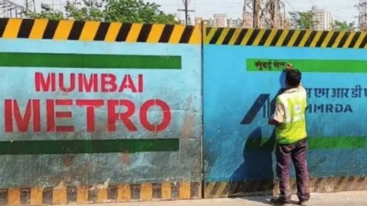 Language war hots up: Mumbai Metro's Hindi signs replaced with Marathi after MNS protest