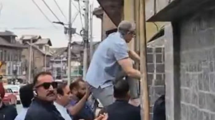 J&K CM Omar Abdullah bypasses security, climbs wall to reach Martyrs’ Graveyard