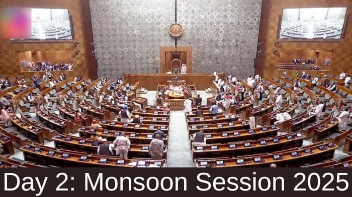 Parliament monsoon session: Day 2 sees disruptions over Bihar voter list, Dhankhar resignation