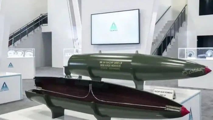 Turkey unveils its most powerful non-nuclear weapon Gazap weighing 970-kg