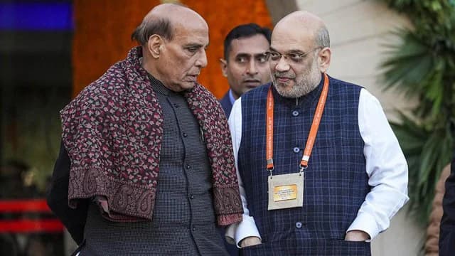 Home Minister Amit Shah and Defense Minister Rajnath Singh