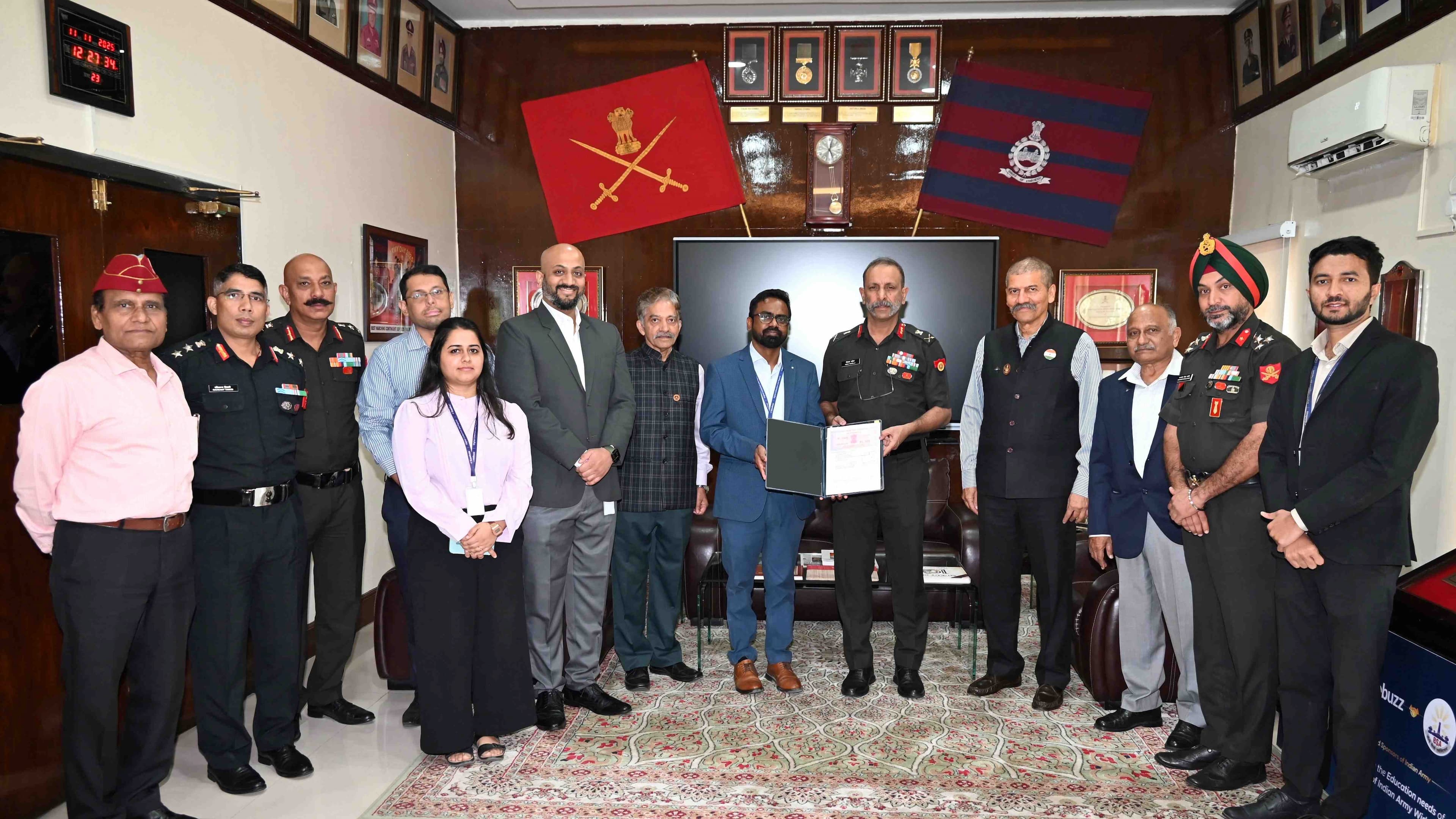 FinTech firm Easebuzz partners with Bombay Sappers to fund education of defense widows’ children