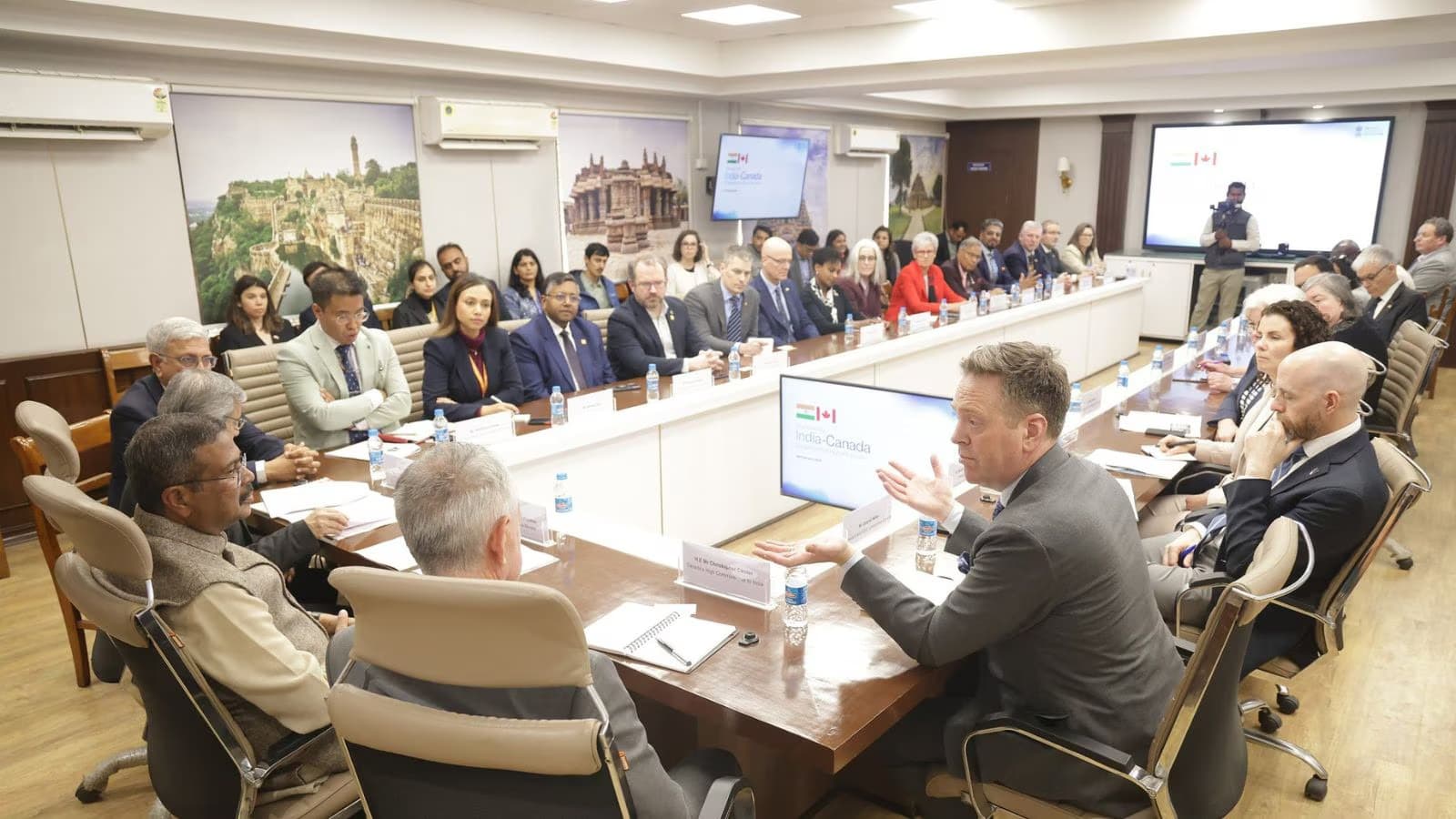 Canada delegation meets education minister Pradhan to deepen higher education ties