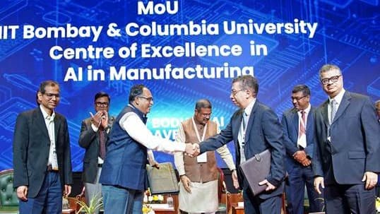 IIT Bombay signs MoU with Columbia University to launch AI center for manufacturing