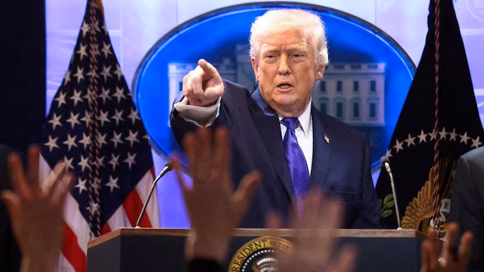 US President Donald Trump 