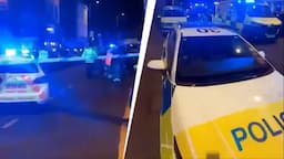 rammed into pedestrians 