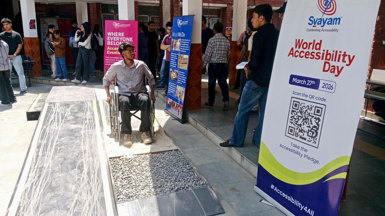 Svayam partners with DU college to host ‘Simulation zone’ on accessibility and inclusion