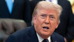 US President Donald Trump 