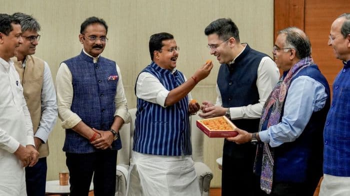 AAP seeks disqualification of 7 Rajya Sabha MPs amid defection row