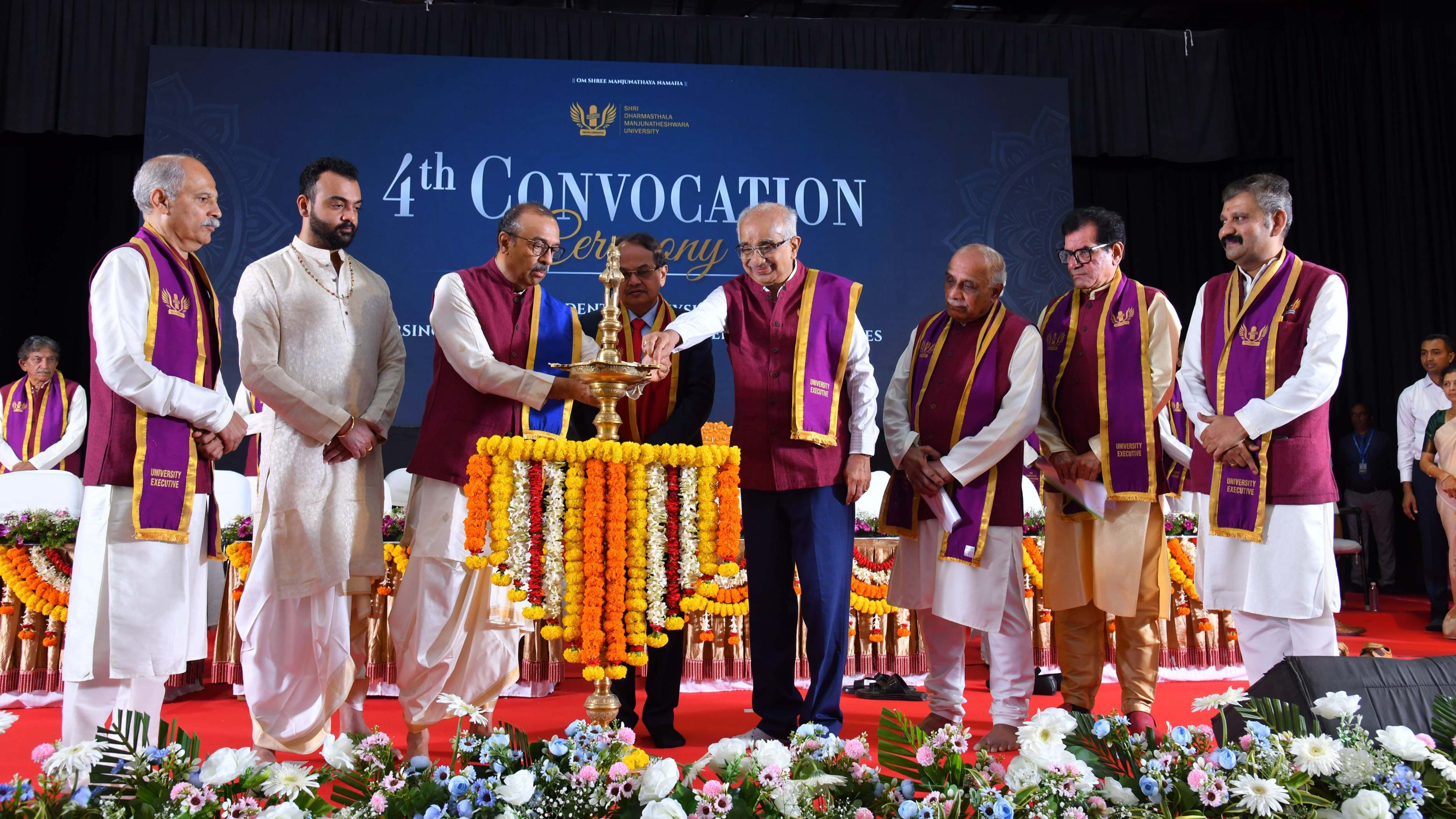 SDM University awards degrees to over 580 graduates, scholars at convocation ceremony