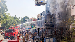 Lucknow fire incident 