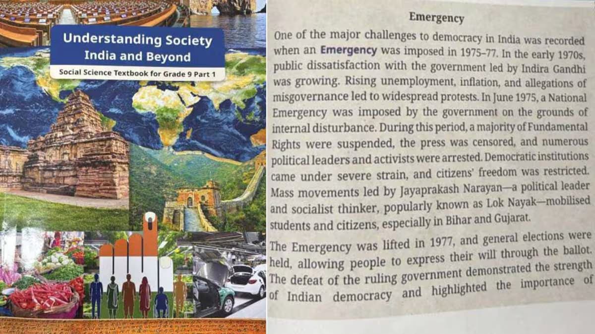 NCERT introduces Emergency chapter in Class 9 textbook for first time