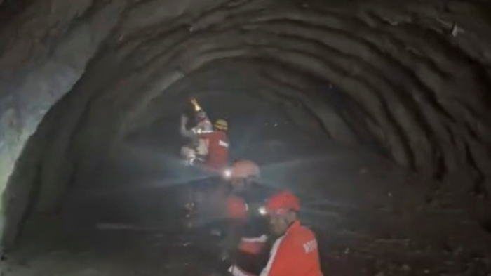 Indian, Nepalese tunnel teams step up rescue operations at flash flood-hit Chilime hydropower project