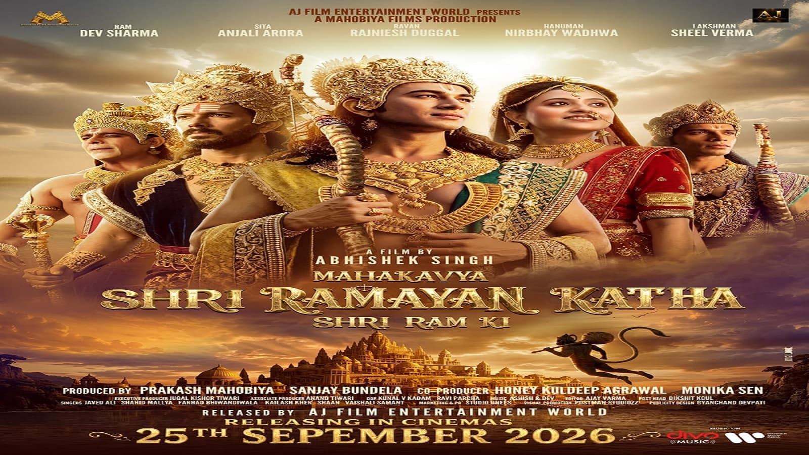 Ram Ji Ki Sena’: Second Song from Anjali Arora, Dev Sharma’s ‘Mahakavya Shri Ramayan Katha’ Out