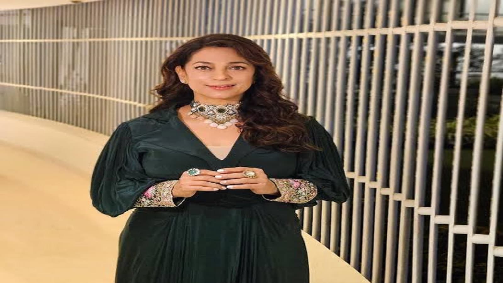 Juhi Chawla Praises Safety at Mumbai Ganpati Festivities, Urges Eco-Friendly Celebrations