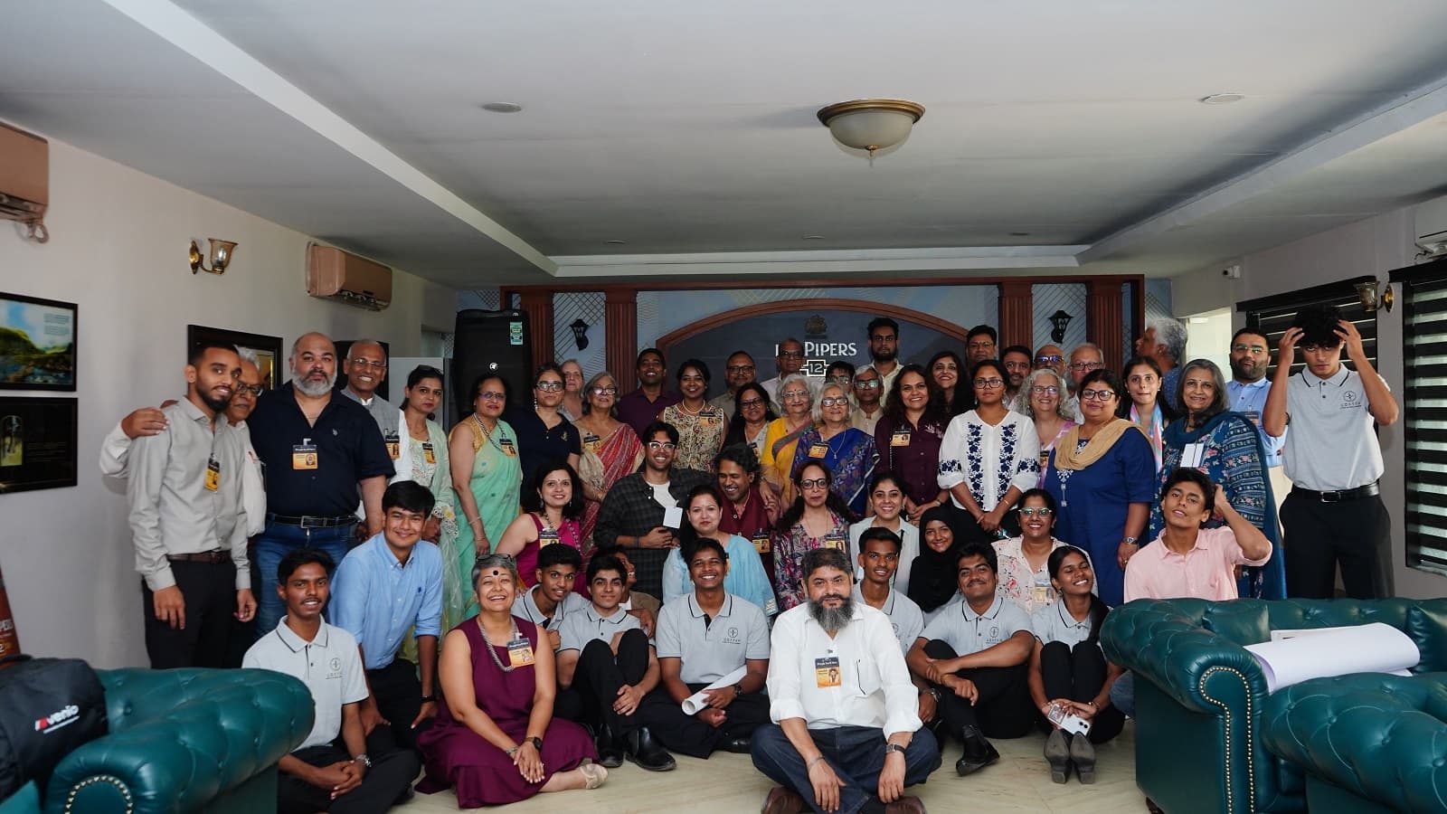 Founding circle of the Udayan Movement in Mumbai with mentors and students from the Udayan School of Social Leadership.