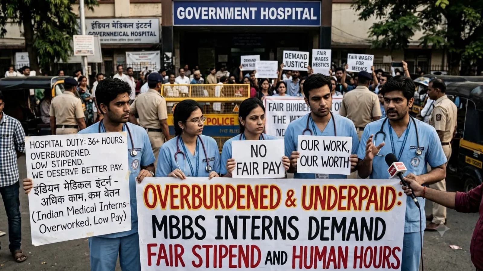 Promised in 30 days, pending after 42: J&K medical interns resume strike