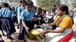 Representative image of a government school in Uttar Pradesh in connection with the alleged Jhansi mid-day meal fund fraud case.