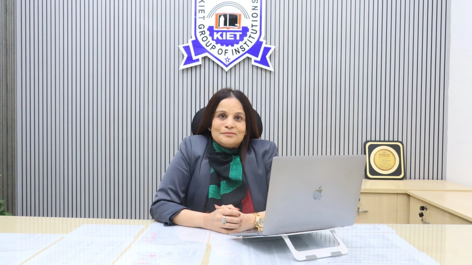 Dr. Rekha Kashyap, Dean of CSE at KIET University, discussing AI curriculum transformation and engineering education