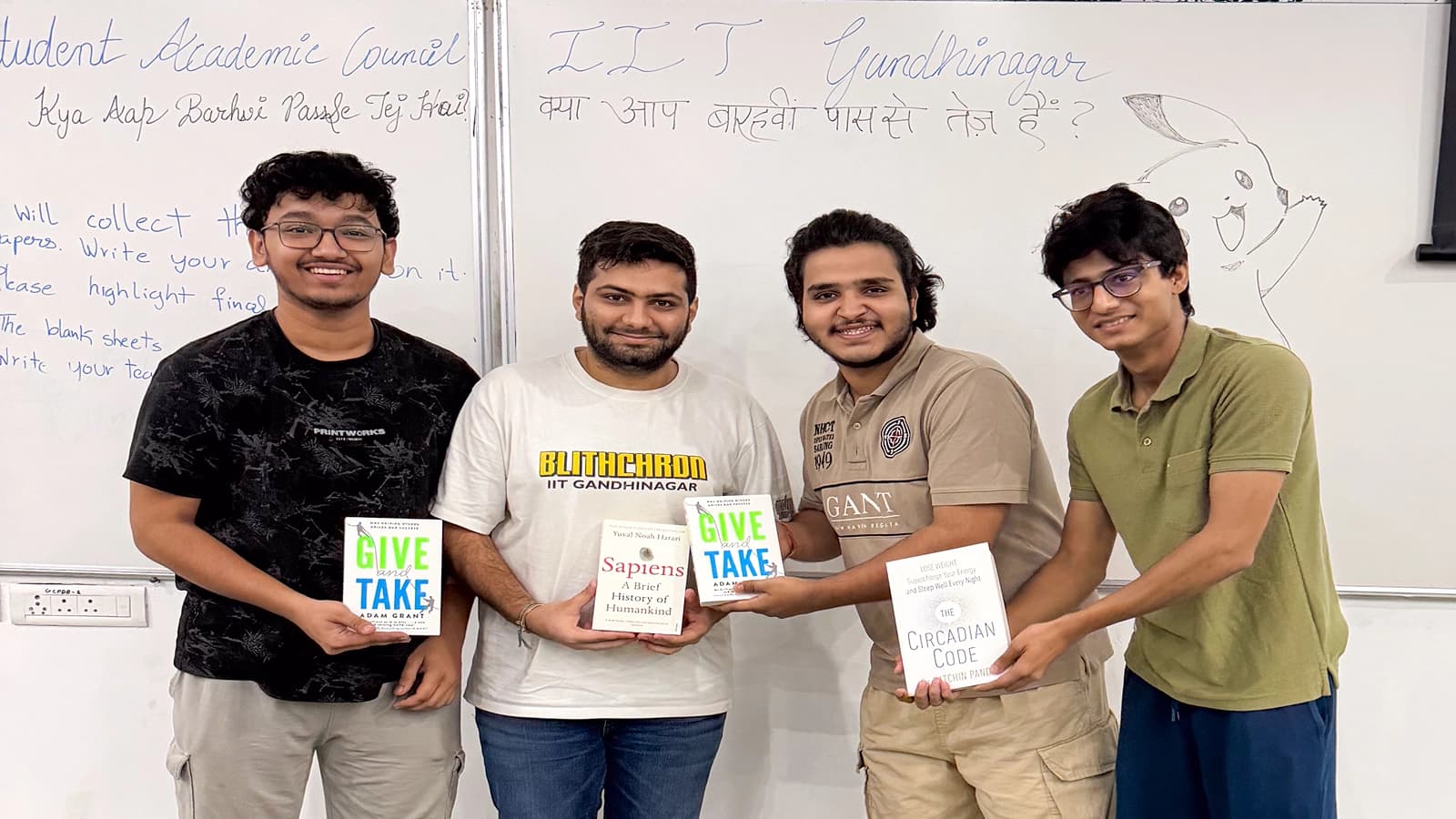 IIT Gandhinagar students participating in the Kya Aap Barhvi Paas Se Tez Hai 2026 quiz competition.