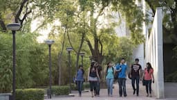 IIM Ahmedabad campus during the Summer Placement Process 2026–28 featuring recruiters from AI, fashion, consulting and finance sectors.