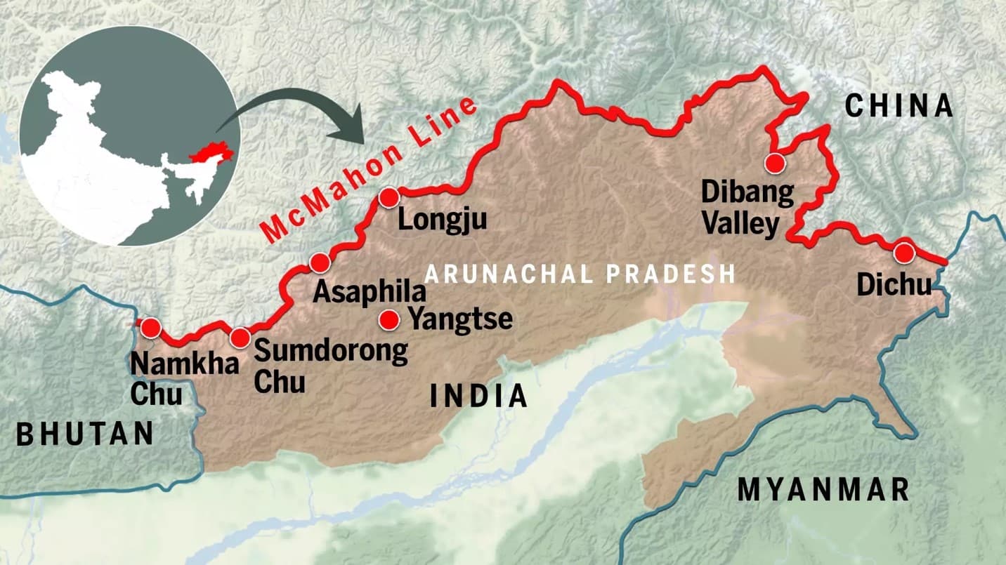India strongly rejects China’s renaming of places in Arunachal Pradesh, calls it “senseless attempts”