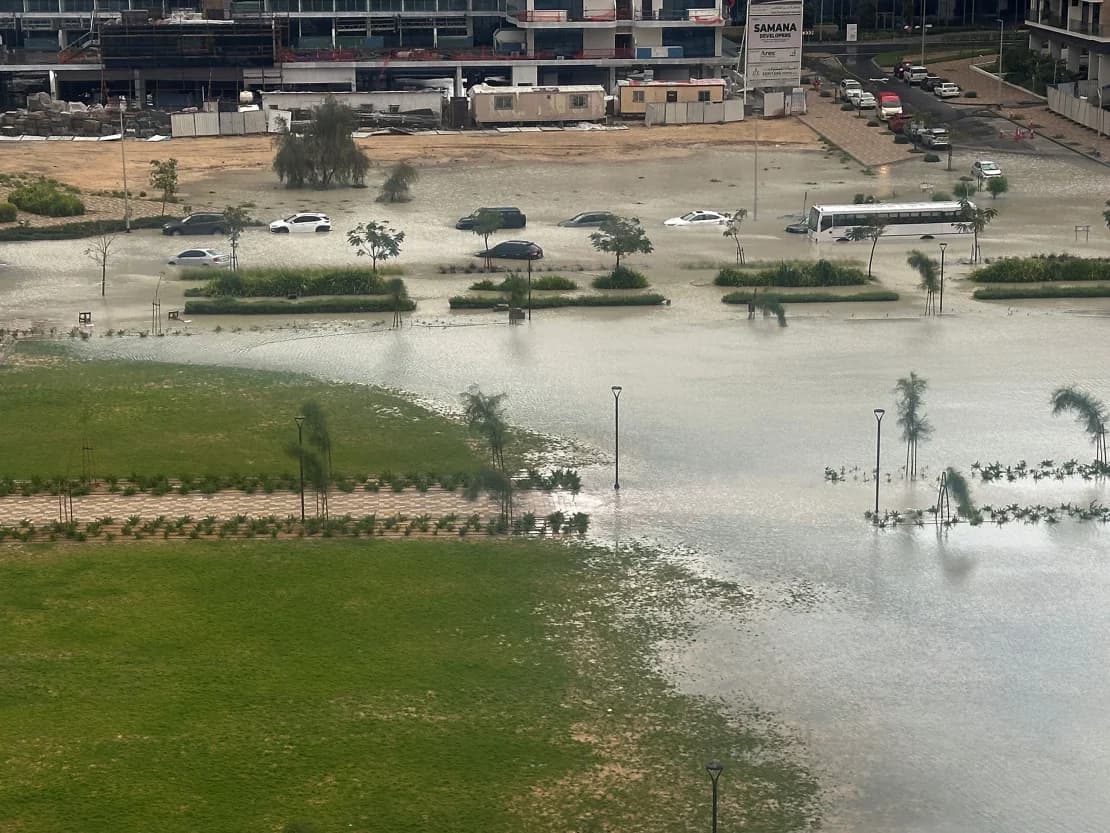 Dubai rain floods Airport, roads; schools shut