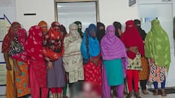 17 women, including a seven-year-old girl
