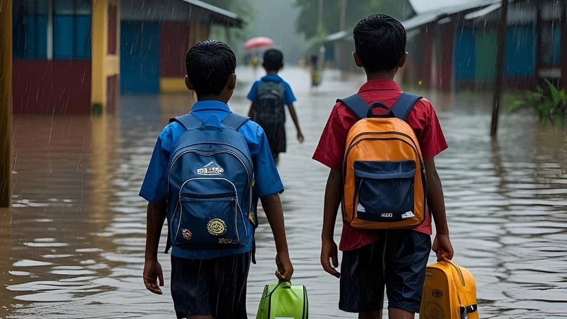 Washed-out roads, lost lessons: Tribal kids in Tamil Nadu wait for rains to end