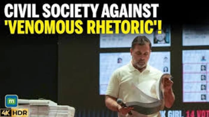 Large‐scale Statement by 272 Eminent Citizens Against Critique of EC by Rahul Gandhi